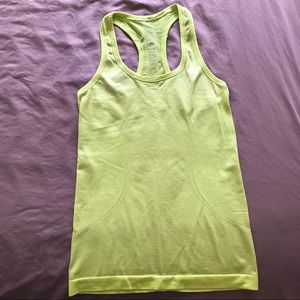 Lululemon Swiftly Tech Tank in Neon Lime Green 4